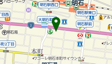 アイ日本総合ビジネス学院明石校の地図画像