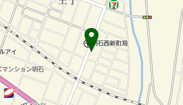 明治牛乳 西新町販売所の地図画像