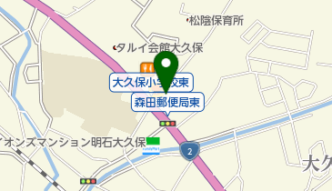 岡田自動車の地図画像