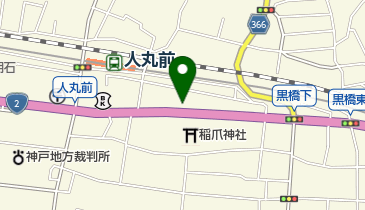 毎日自動車商会の地図画像