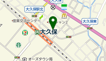 西川質店の地図画像