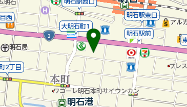 宝来焼き魚店の地図画像