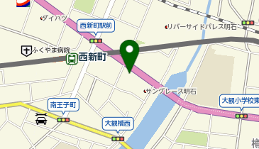 明石タクシー株式会社の地図画像