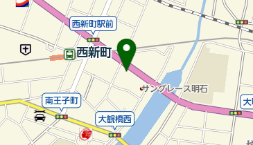 明石無線共同配車組合の地図画像