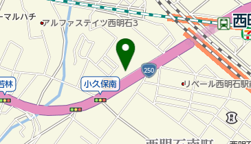 西明石動物病院の地図画像