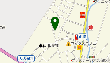 ボブ美容室大久保店の地図画像