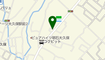 まつい美容室の地図画像