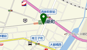 株式会社西新町不動産の地図画像