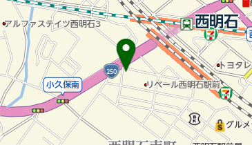 ファミリーファーマシー西明石店の地図画像