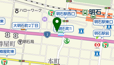 錦江理容館の地図画像