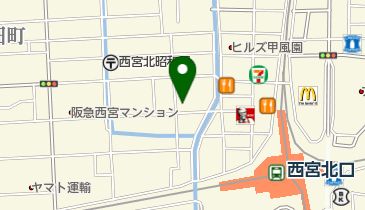 夙川院指圧治療所の地図画像