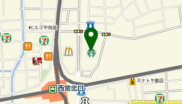 西宮市立 北口ギャラリーの地図画像