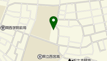 西宮市立 甲東公民館の地図画像