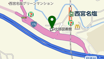 西宮市立 塩瀬公民館の地図画像