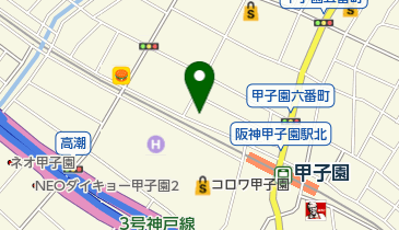 高尾バレエダンススタジオの地図画像