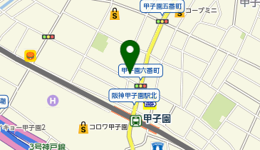 アミティーイングリッシュスクール西宮甲子園校の地図画像