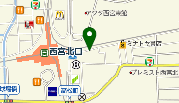 くにまさ美術アカデミー西宮校の地図画像