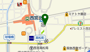 中国文化芸術センター西宮校の地図画像