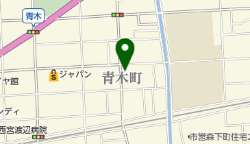 障害者生活支援センター遊び雲(NPO法人)の地図画像