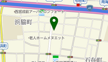 上野ブリキ店の地図画像
