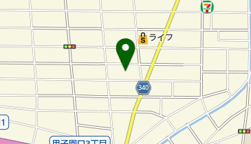 板垣古書・古美術の地図画像