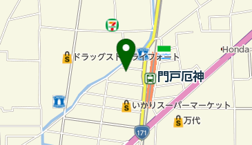 工芸きもの粋苑の地図画像