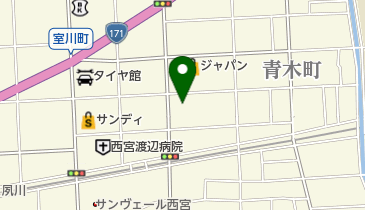 西宮市シルバー人材センター(公益社団法人)の地図画像