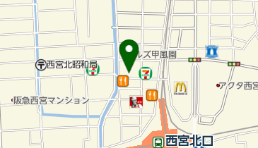 たかの友梨ビューティクリニック西宮店の地図画像