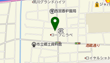内野惣菜店の地図画像