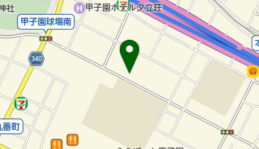 植田文房具店の地図画像