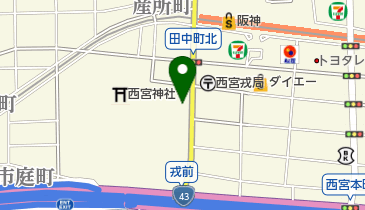 乾工業株式会社の地図画像