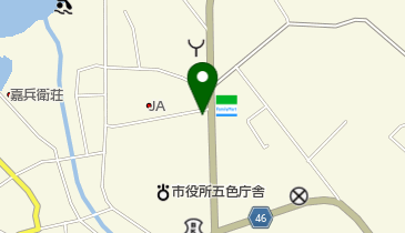 長井衣料品店の地図画像