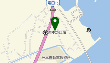 洲本市消防団 潮分団の地図画像