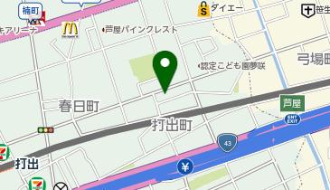 コバヤシルーフ株式会社の地図画像
