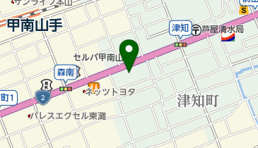 きくや家具店の地図画像