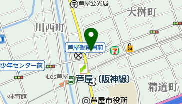 ソラスト芦屋の地図画像