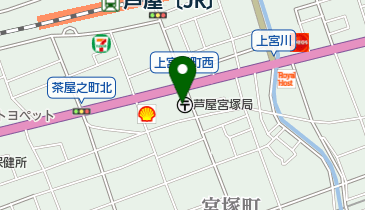 マストケアセンター芦屋の地図画像