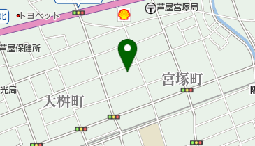 芦屋市立 茶屋集会所の地図画像