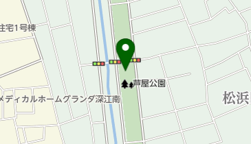 芦屋国際ローンテニスクラブの地図画像