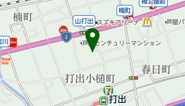 芦屋市立図書館 打出分室の地図画像