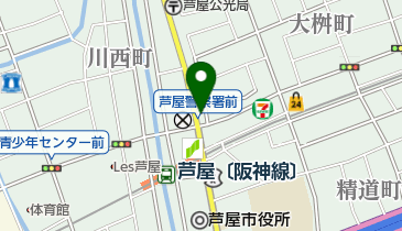 フルール・ド・ペーシュ芦屋店の地図画像