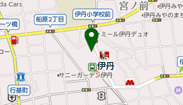 伊丹ユニカーの地図画像