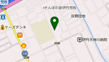 小幡ガラス店の地図画像