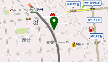 健康壱番館伊丹の地図画像