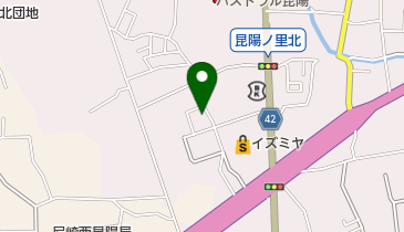 昆陽ノ里サイクルの地図画像