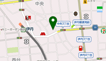 文学館伊丹ターミナル店の地図画像