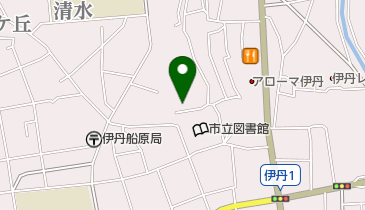 猪名野神社の地図画像