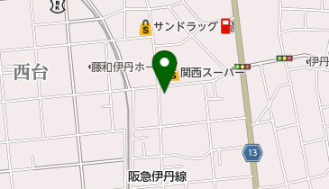 なわ鍼灸伊丹整骨院の地図画像