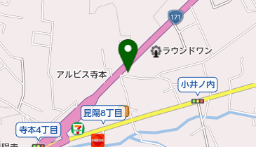 林テントの地図画像
