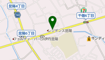 M2PLANT伊丹店の地図画像